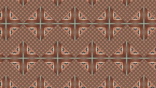 Full frame shot of patterned wall in building