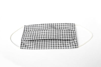 High angle view of white background