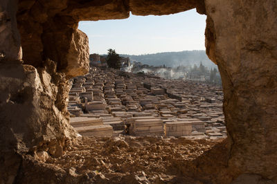 View of old ruins