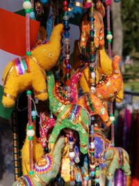 Close-up of animal representation for sale in market