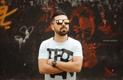 Young man looking away