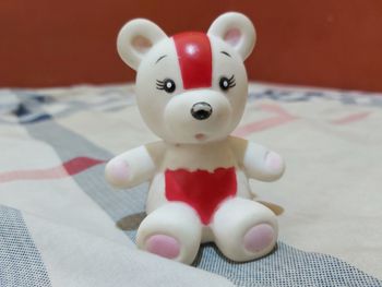 Close-up of stuffed toy on table