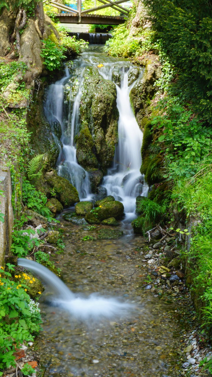 SCENIC VIEW OF WATERFALL