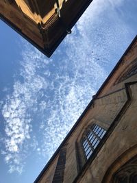 Low angle view of building against sky