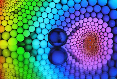 Full frame shot of multi colored water