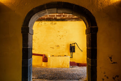 Entrance of old building