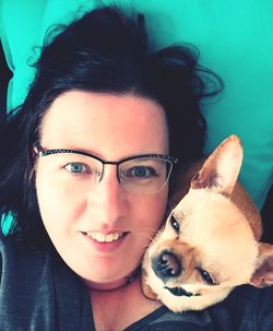 Portrait of young woman smiling