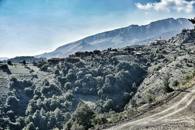 Scenic view of landscape against sky