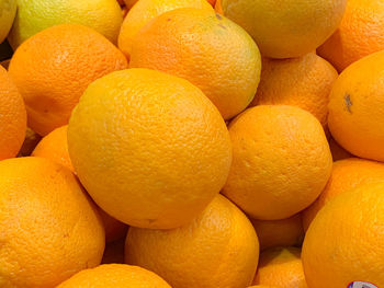 Full frame shot of oranges