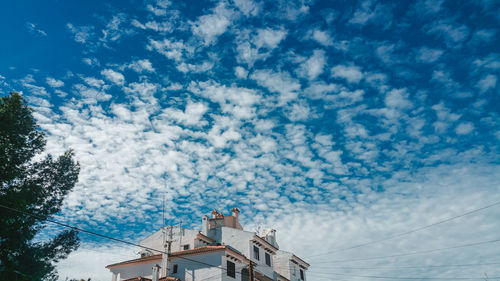 Low angle view of building against sky