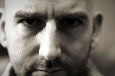 Close-up portrait of man