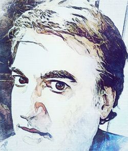 Close-up portrait of man