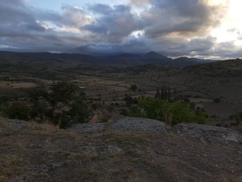 Scenic view of landscape against sky