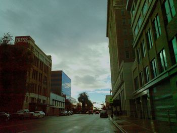 View of city street