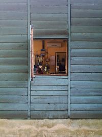 Close-up of closed door