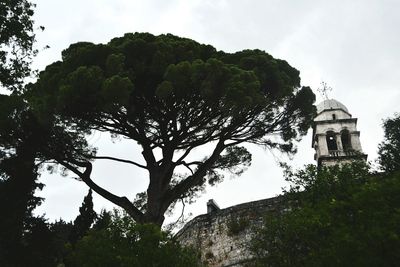 Low angle view of church against sky