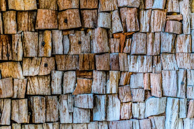 Full frame shot of weathered wood