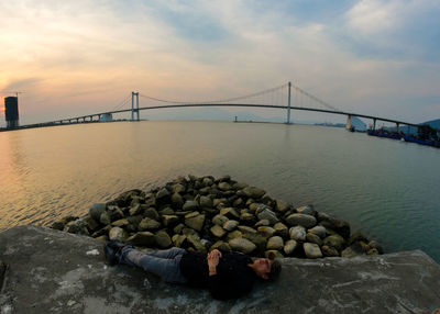 Bridge over river