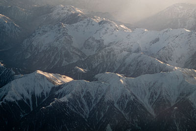 Scenic view of mountains