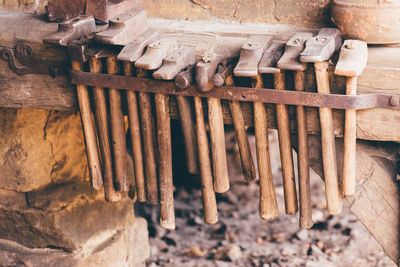 Close-up of wood