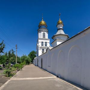  saint sava the sanctified monastery in melitopol on a sunny summer day