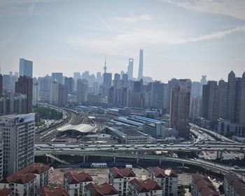 Aerial view of cityscape