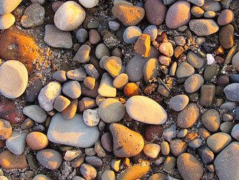 Full frame shot of stones