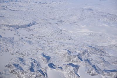 Full frame shot of snow covered landscape