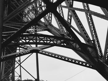 Low angle view of metal structure