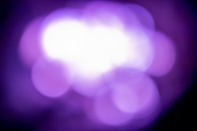 Defocused image of illuminated lights