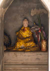 Statue of buddha in temple