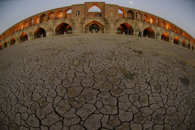 View of old ruins against sky