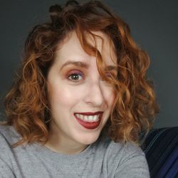 Portrait of smiling young woman