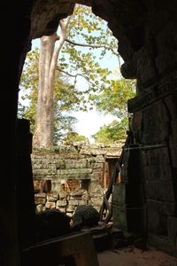 Old ruin building