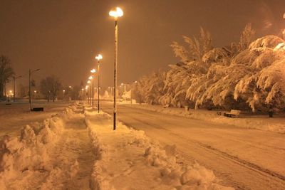 Road at night