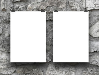 Close-up of white wall