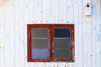 Full frame shot of old building