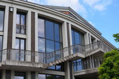 Low angle view of building against sky