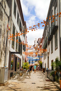 View of buildings along street