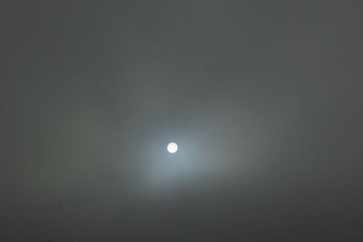 Scenic view of moon against sky at night