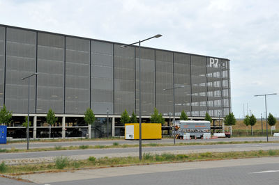 View of modern building against sky