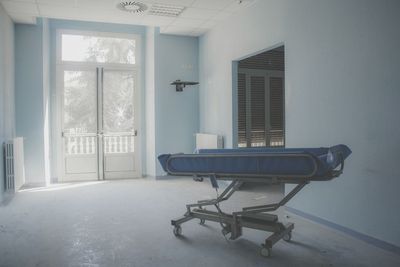 Medical room in abandoned hospital