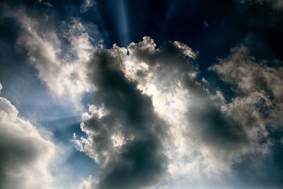 Low angle view of sky