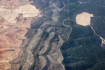 Aerial view of landscape