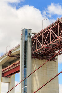  low angle view of bridge