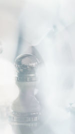 Close-up of chess pieces