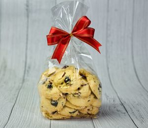 Close-up of cookies on table