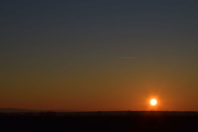 Scenic view of sky during sunset