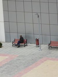 Men sitting on floor