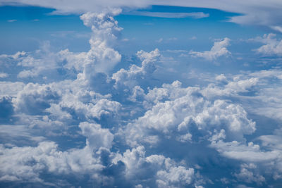 Low angle view of clouds in sky